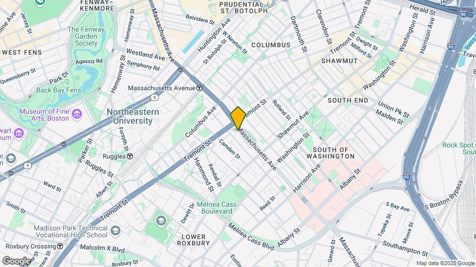 525 Massachusetts Ave Map and Location Details