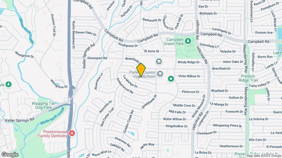 6505 Embers Rd Map and Location Details