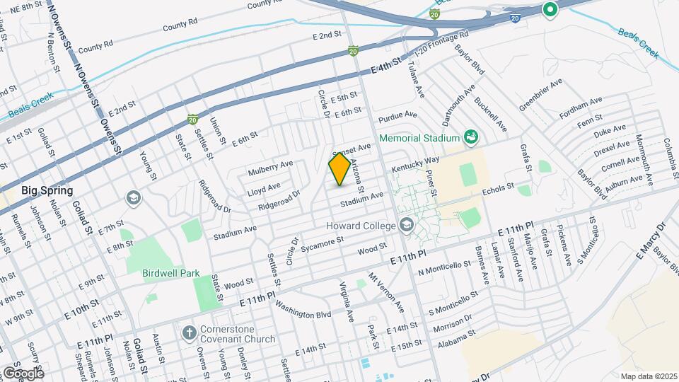 1506 Kentucky Way Map and Location Details