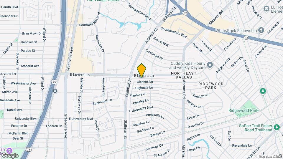 6129 Glennox Ln Map and Location Details