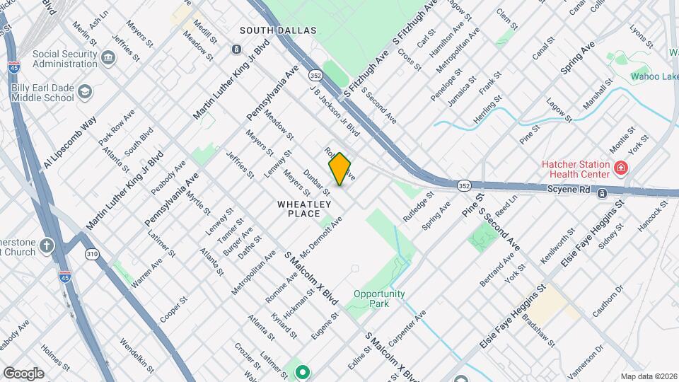 3719 Meadow St Map and Location Details