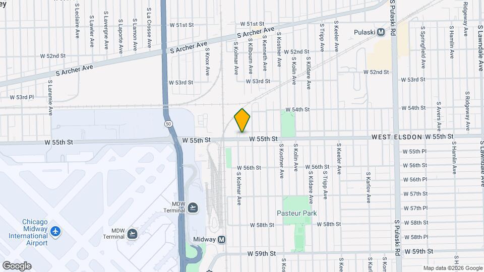 4520 W 55th St Map and Location Details