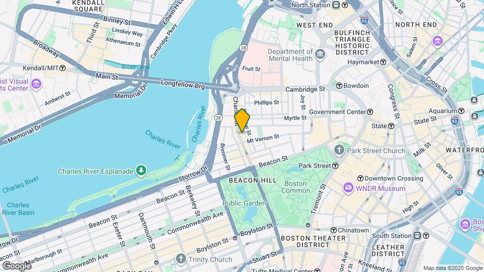 75 Charles St, Unit 3B Map and Location Details