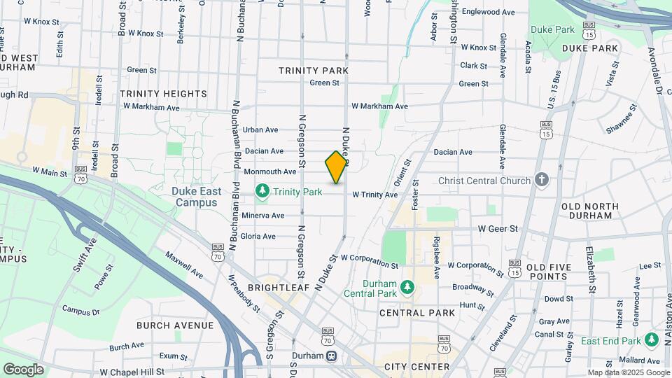 906 W Trinity Ave Mapa y Detalles de la Ubicación