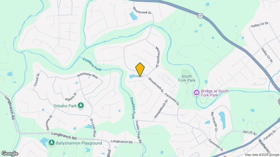 1929 Morningside Dr Map and Location Details