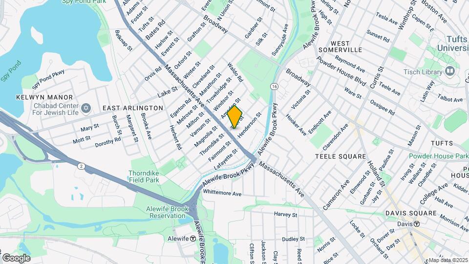 73 Massachusetts Ave, Unit 1A Map and Location Details