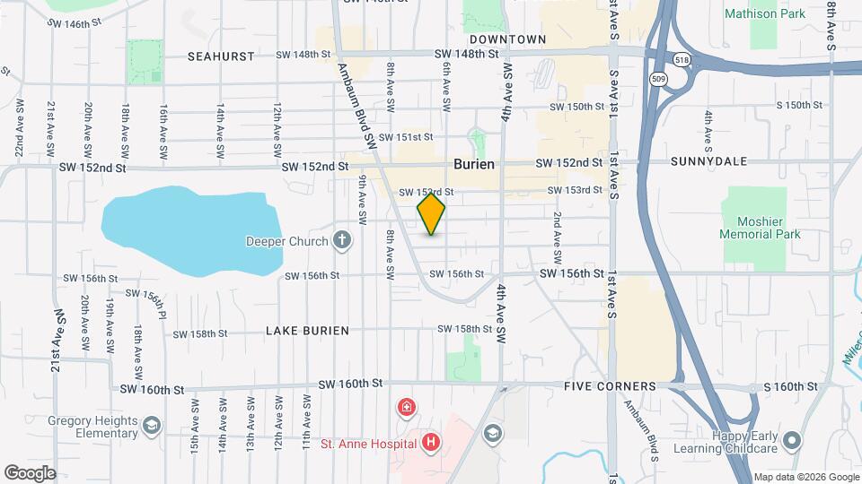 620 SW 155th St, Unit 4A Mapa y Detalles de la Ubicación