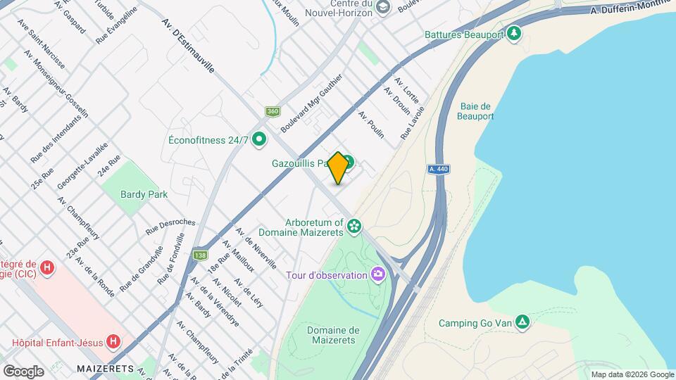 1025 Des Moqueurs Rue Map and Location Details