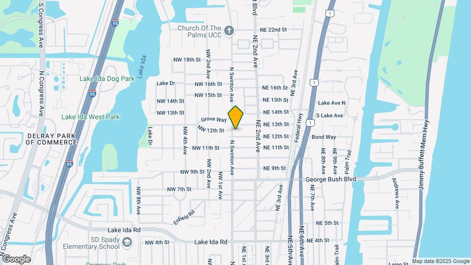 1201 N Swinton Ave Map and Location Details
