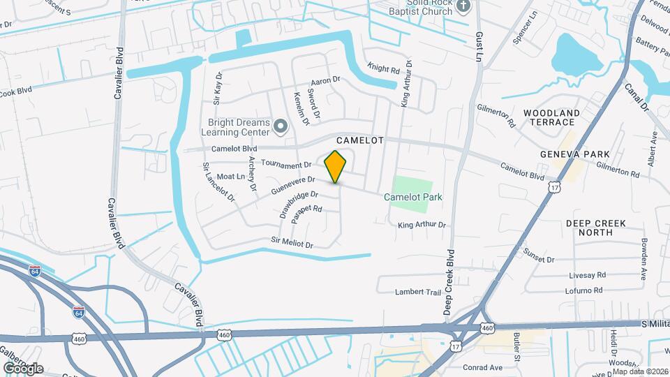 3001 Guenevere Dr Map and Location Details