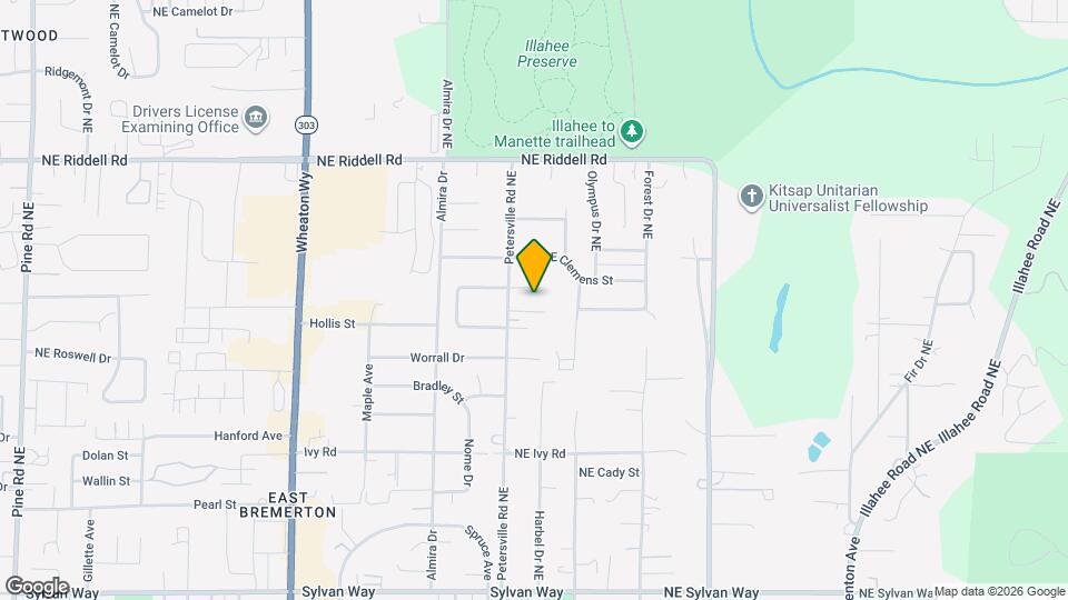 1823 NE Rustic Ln Map and Location Details