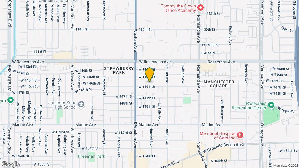 1711 W 146th St Map and Location Details