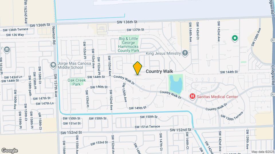 14901 SW 144th Terrace Map and Location Details