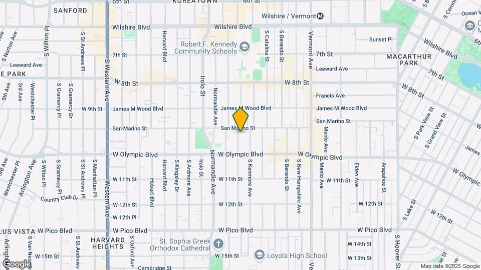 956 Fedora St Map and Location Details