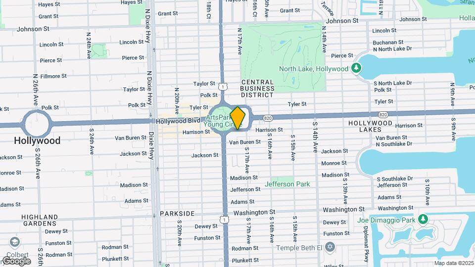 1720 Harrison St, Unit 16E Map and Location Details