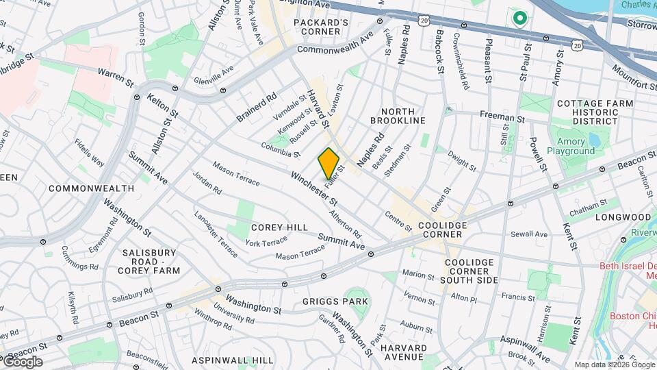 14 Fuller St Map and Location Details