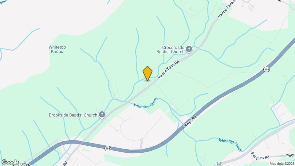 1372 Vance Tank Rd Map and Location Details