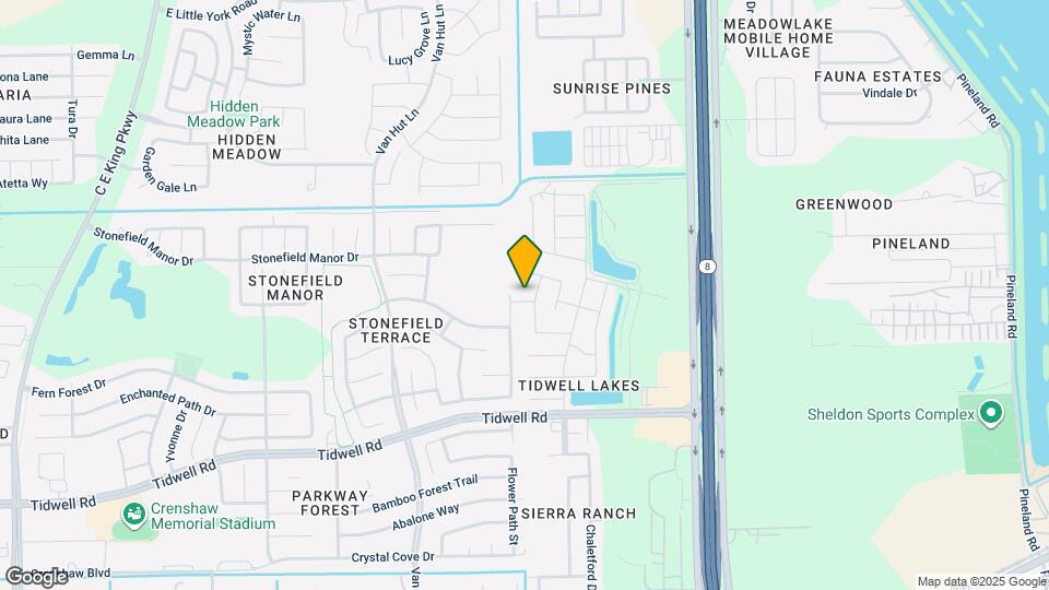 13203 Alderfield Rd Mapa y Detalles de la Ubicación