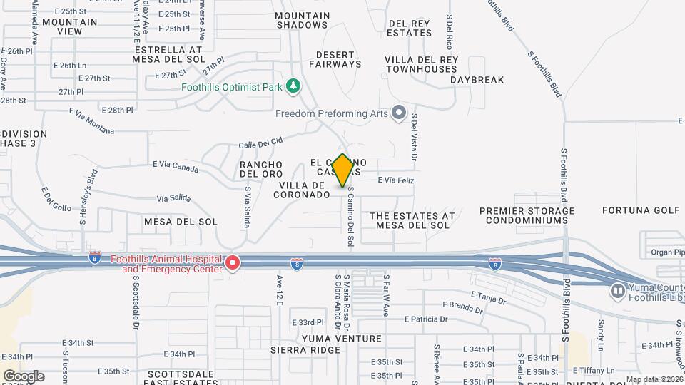 12276 E Camino Loma Vista Map and Location Details