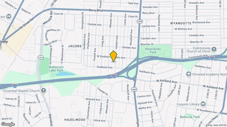 3746 Kahlert Ave Map and Location Details