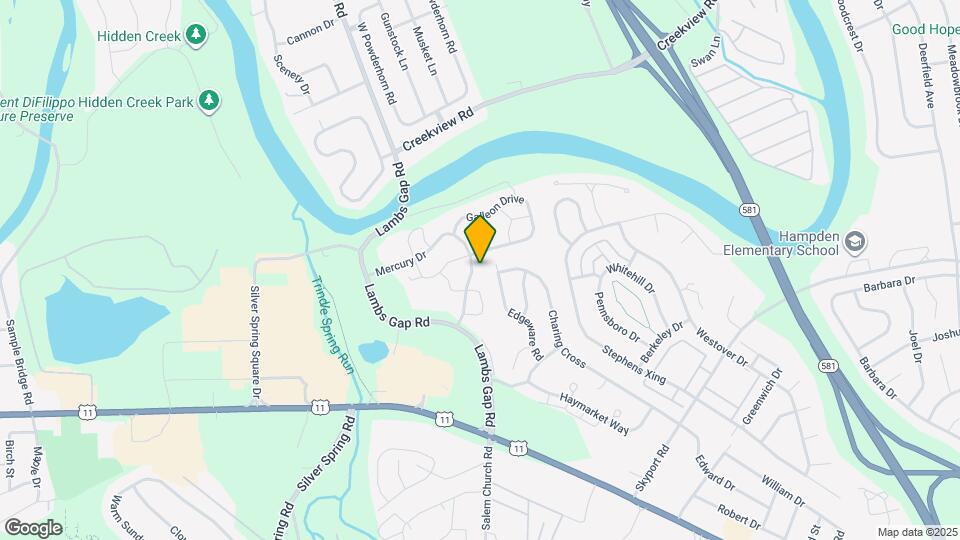 417 Mercury Dr Mapa y Detalles de la Ubicación