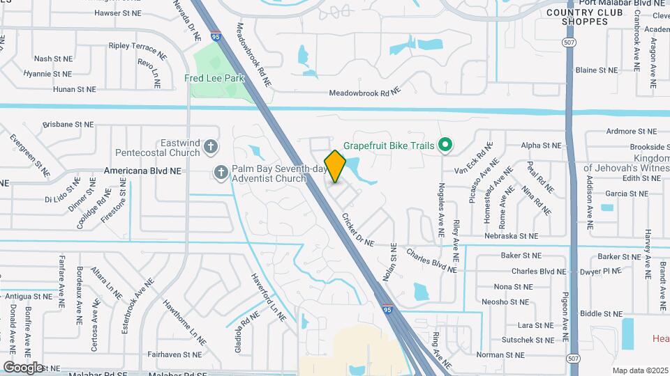 1202 Linmoor Cir NE Map and Location Details