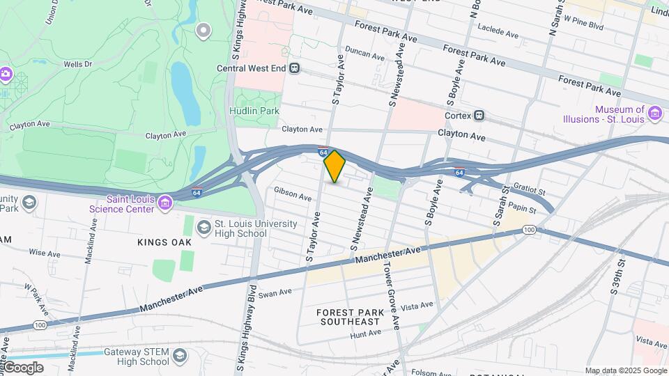 4456 Chouteau Ave Map and Location Details