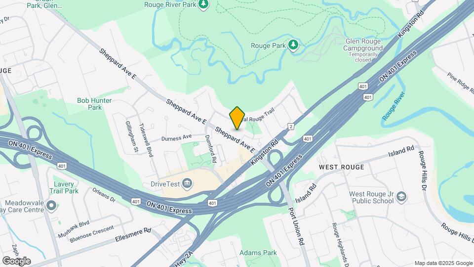 11752 Sheppard Ave E Map and Location Details