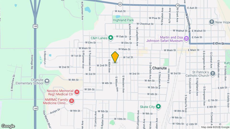 125 S Wilson Ave Map and Location Details