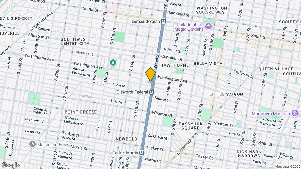 1122 S Broad St Map and Location Details