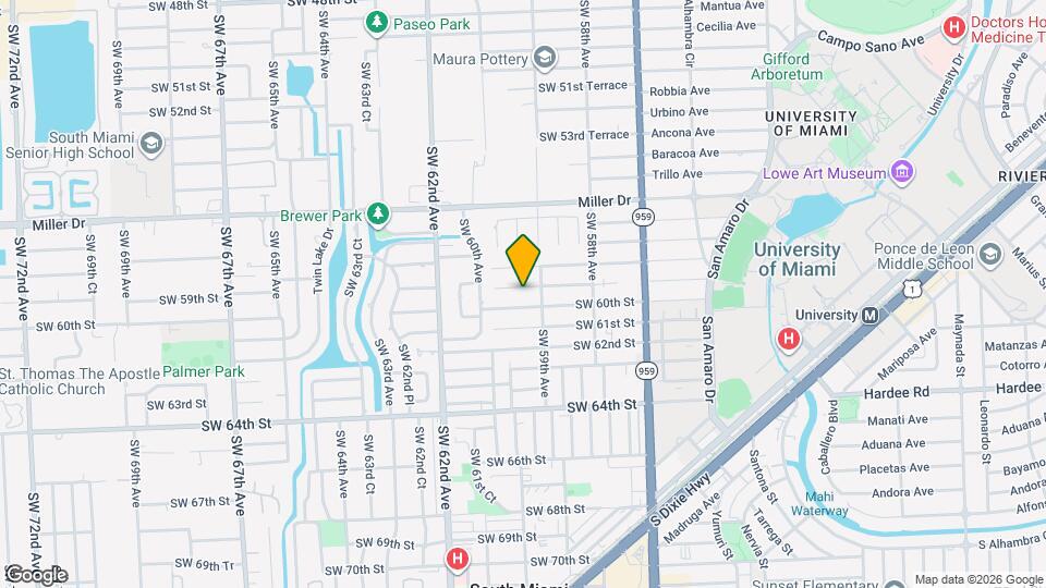5920 SW 59th St Mapa y Detalles de la Ubicación