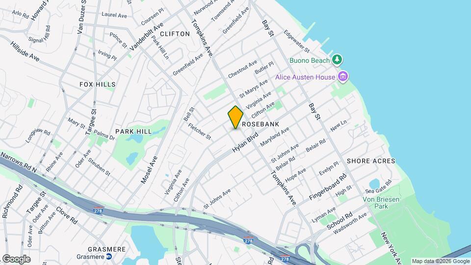 290 Clifton Ave Mapa y Detalles de la Ubicación