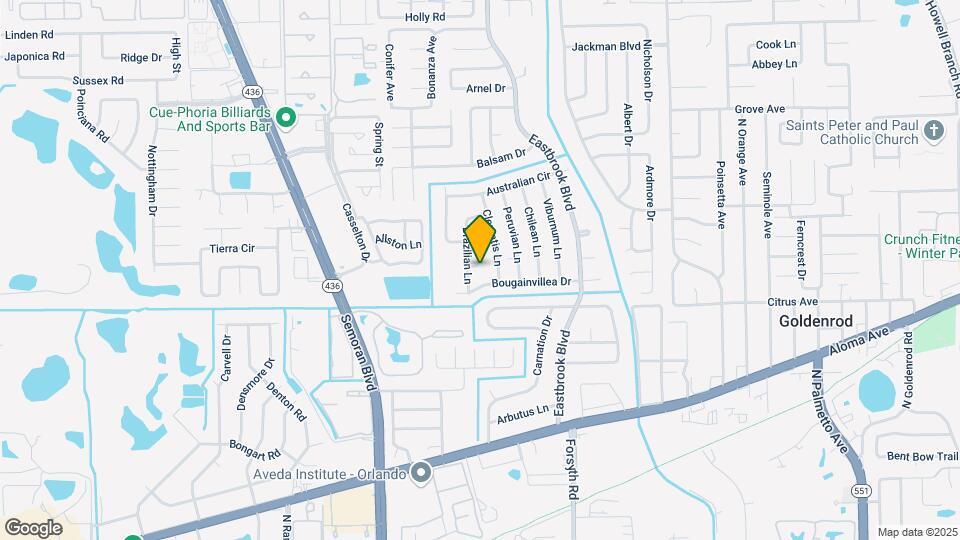 1436 Tangerine Ct Mapa y Detalles de la Ubicación
