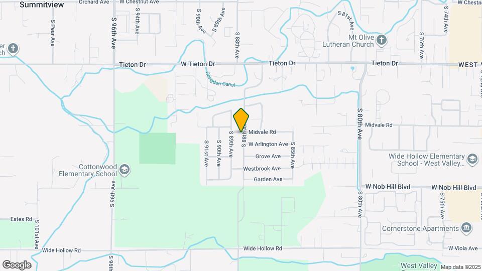 8800 Midvale Rd Map and Location Details