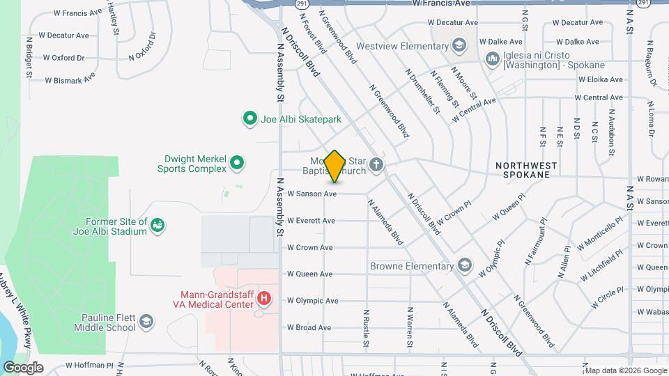 4120 W Sanson Ave Map and Location Details