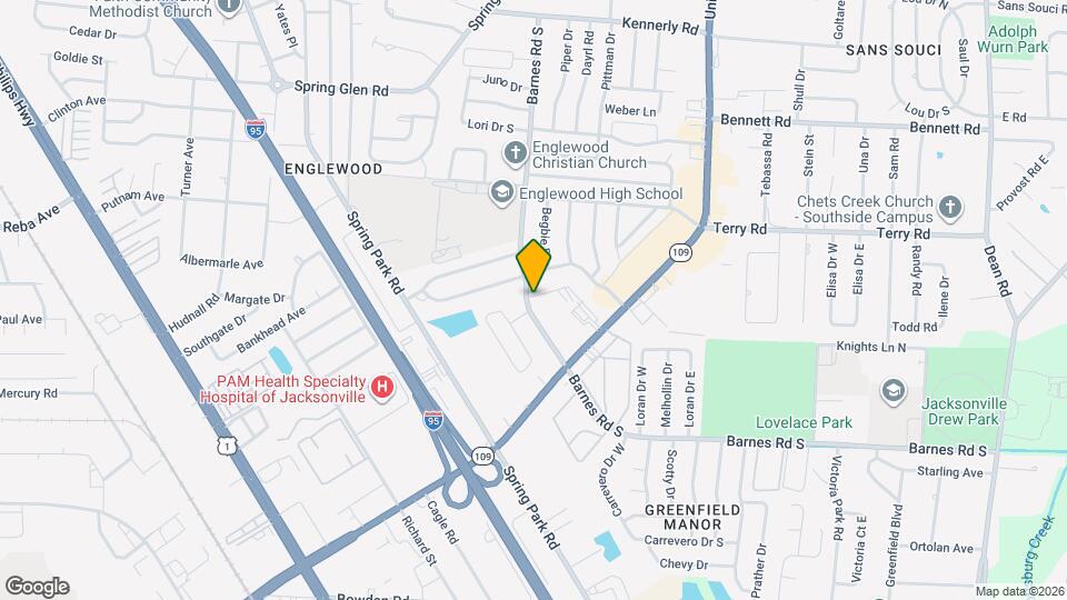 4641 Barnes Rd S Map and Location Details