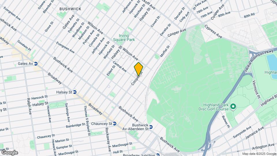 641 Central Ave Map and Location Details