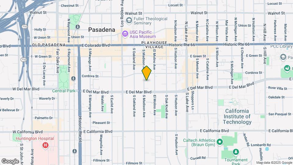 254 S Madison Ave Map and Location Details