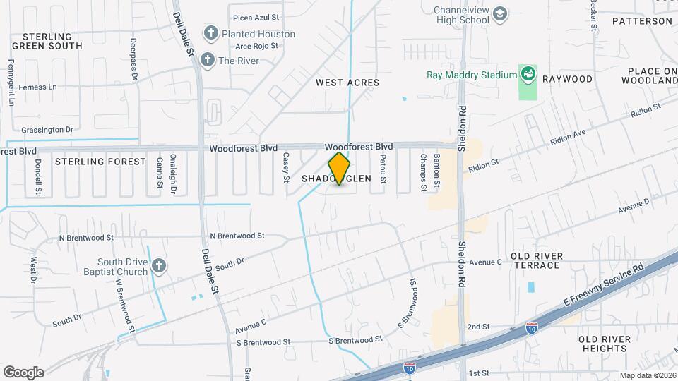 15513 Vonnet St Map and Location Details