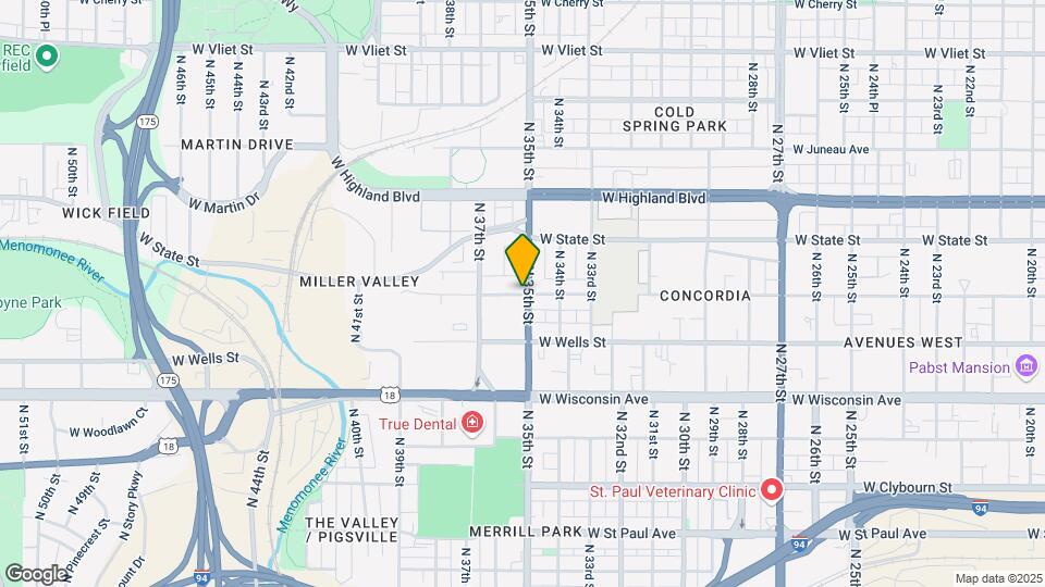 3500 W Kilbourn Ave Mapa y Detalles de la Ubicación
