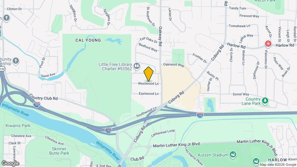 2104 Westwood Ln Map and Location Details