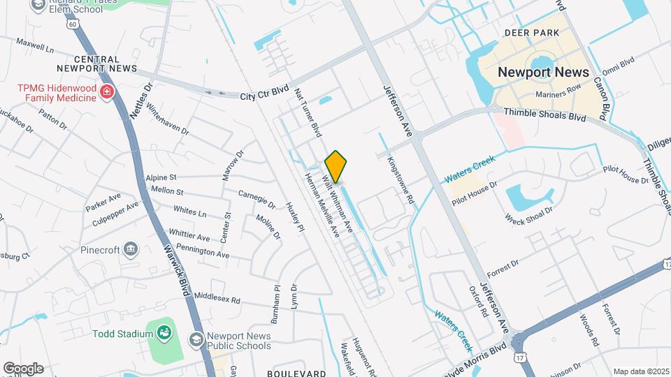 282 Walt Whitman Ave Map and Location Details