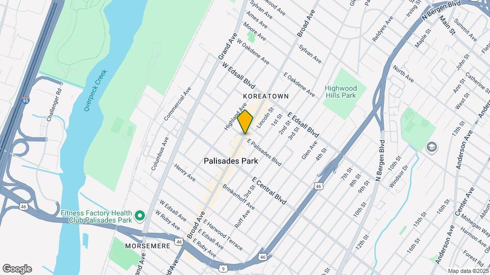 Palisade Towers Apartments and Nearby Palisades Park Apartments For