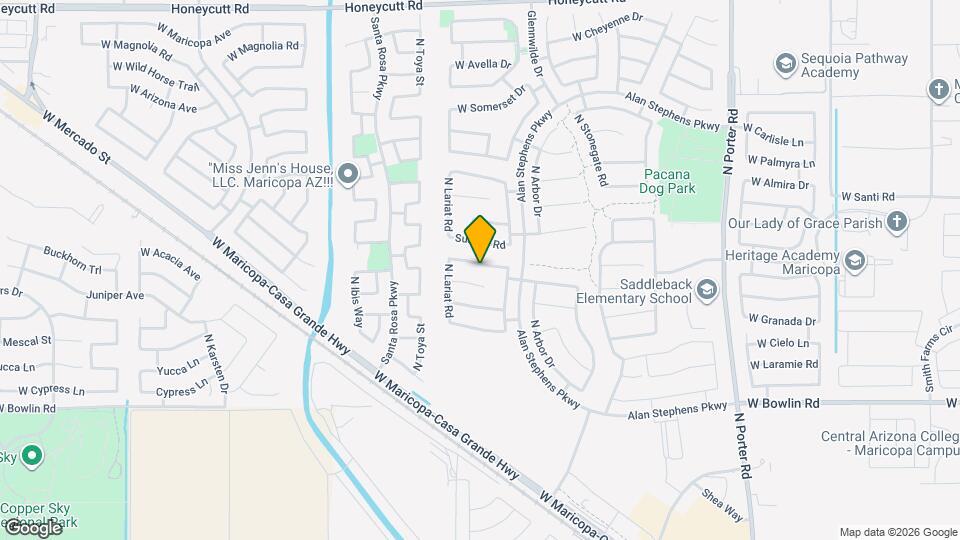 42495 W Monteverde Dr Map and Location Details