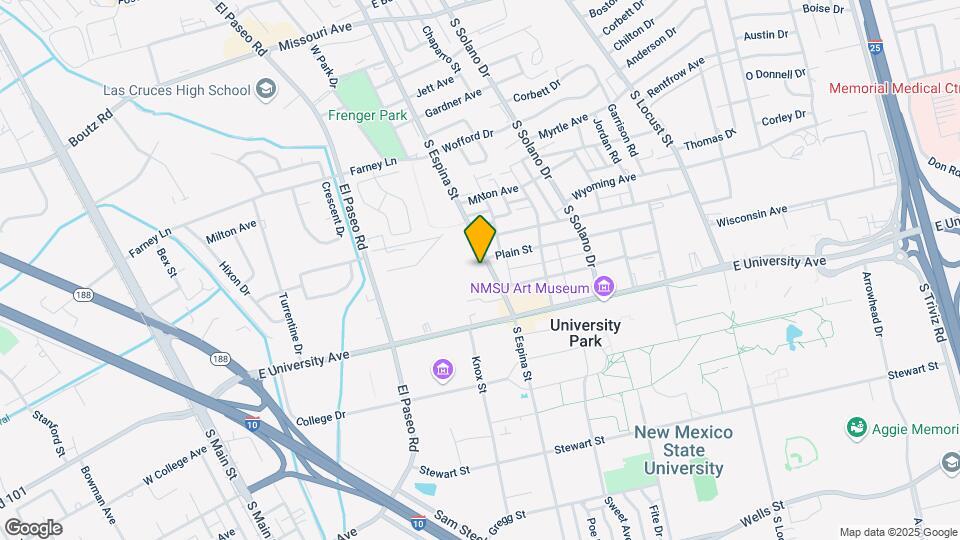 2510 S Espina St Map and Location Details