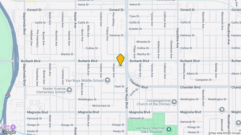 14525 Killion St Map and Location Details