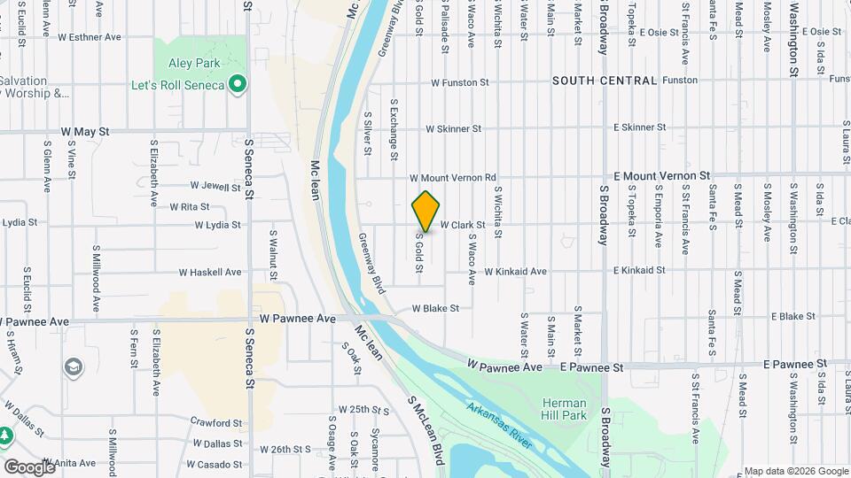 2116 S Gold St Map and Location Details