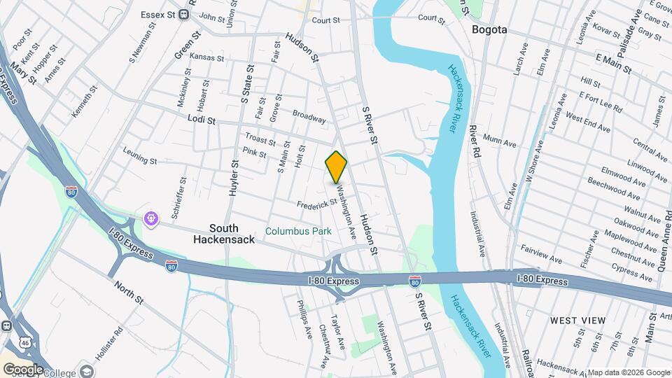 227 Washington Ave Map and Location Details