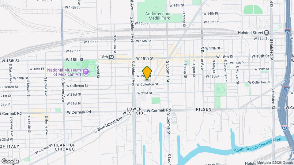 1510 W Cullerton St Map and Location Details