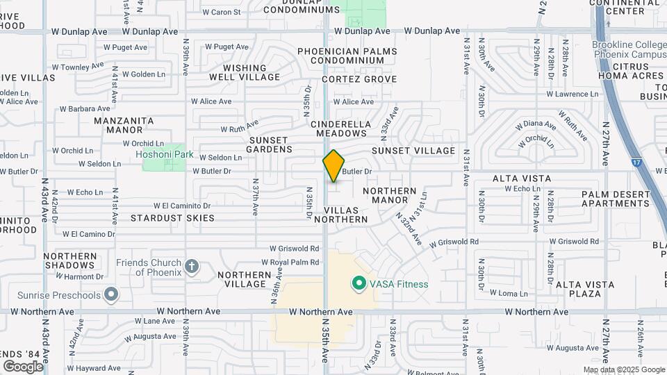 8430 N 34th Dr Map and Location Details